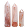 1.04kg Madagascar Fire Quartz Terminated Point Set 3 Pieces R745 2 Madagascar Fire Quartz Terminated Point Set 3 Pieces R745 | Crystal Factory