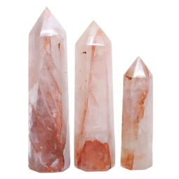 Madagascar Fire Quartz Terminated Point Set 3 Pieces R745 | Crystal Factory