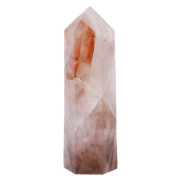 Madagascar Fire Quartz Terminated Point V90 | Crystal Factory