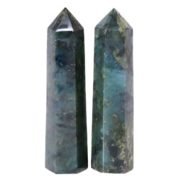 Madagascar Labradorite Terminated Point Set 2 Pieces R738 | Crystal Factory
