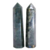 1.0kg Madagascar Labradorite Terminated Point Set 2 Pieces R739 2 Madagascar Labradorite Terminated Point Set 2 Pieces R739 | Crystal Factory