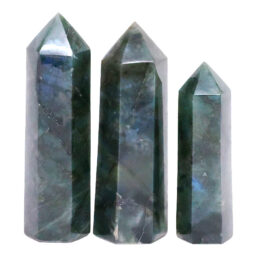 Madagascar Labradorite Terminated Point Set 3 Pieces R726 | Crystal Factory