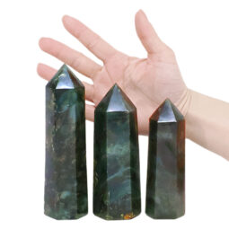 1.06kg Madagascar Labradorite Terminated Point Set 3 Pieces R730 5 Madagascar Labradorite Terminated Point Set 3 Pieces R730 | Crystal Factory