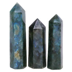 Madagascar Labradorite Terminated Point Set 3 Pieces R732 | Crystal Factory