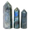 Madagascar Labradorite Terminated Point Set 3 Pieces R736 | Crystal Factory