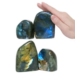 Natural Labradorite Polished Set 4 Pieces R680 | Crystal Factory