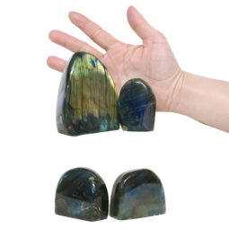 Natural Labradorite Polished Set 4 Pieces R683 | Crystal Factory