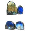 0.92kg Natural Labradorite Polished Set 4 Pieces R683 2 Natural Labradorite Polished Set 4 Pieces R683 | Crystal Factory