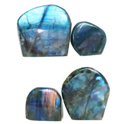 Natural Labradorite Polished Set 4 Pieces R685 | Crystal Factory
