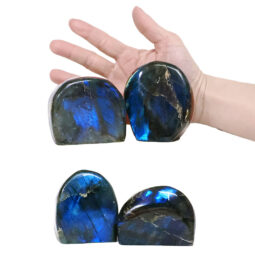 Natural Labradorite Polished Set 4 Pieces R687 | Crystal Factory