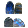 1.20kg Natural Labradorite Polished Set 4 Pieces R688 2 Natural Labradorite Polished Set 4 Pieces R688 | Crystal Factory