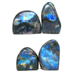 Natural Labradorite Polished Set 4 Pieces R690 | Crystal Factory