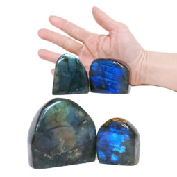Natural Labradorite Polished Set 4 Pieces R691 | Crystal Factory
