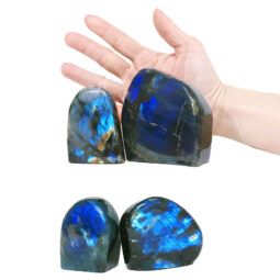 Natural Labradorite Polished Set 4 Pieces R693 | Crystal Factory