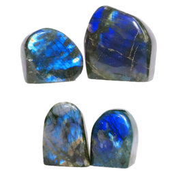 Natural Labradorite Polished Set 4 Pieces R693 | Crystal Factory