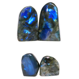 Natural Labradorite Polished Set 4 Pieces R696 | Crystal Factory