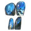 Natural Labradorite Polished Set 4 Pieces R698 | Crystal Factory