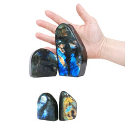 Natural Labradorite Polished Set 4 Pieces R699 | Crystal Factory