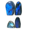 1.19kg Natural Labradorite Polished Set 4 Pieces R701 2 Natural Labradorite Polished Set 4 Pieces R701 | Crystal Factory