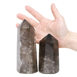 Smoky Quartz Terminated Point Set 2 Pieces R703 | Crystal Factory