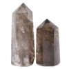 1.12kg Smoky Quartz Terminated Point Set 2 Pieces R703 1 Smoky Quartz Terminated Point Set 2 Pieces R703 | Crystal Factory