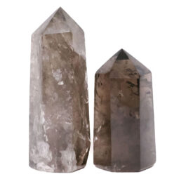Smoky Quartz Terminated Point Set 2 Pieces R703 | Crystal Factory