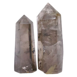 Smoky Quartz Terminated Point Set 2 Pieces R709 | Crystal Factory