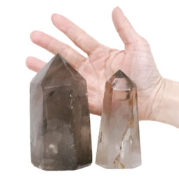 Smoky Quartz Terminated Point Set 2 Pieces R710 | Crystal Factory