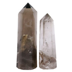 Smoky Quartz Terminated Point Set 2 Pieces R711 | Crystal Factory