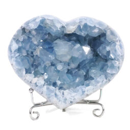Celestite Druze Cluster Heart T3314 | Crystal Factory