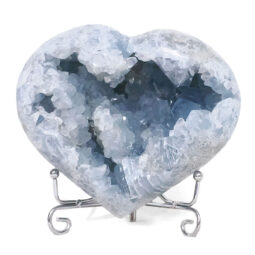 Celestite Druze Cluster Heart T3316 | Crystal Factory