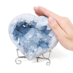 Celestite Druze Cluster Heart T3318 | Crystal Factory
