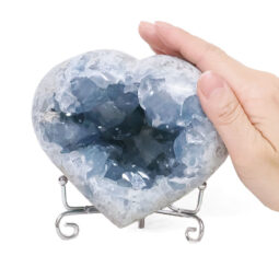 Celestite Druze Cluster Heart T3320 | Crystal Factory
