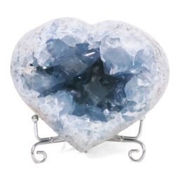 Celestite Druze Cluster Heart T3320 | Crystal Factory