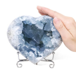 Celestite Druze Cluster Heart T3322 | Crystal Factory