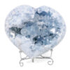 1.82kg Celestite Druze Cluster Heart T3324 1 Celestite Druze Cluster Heart T3324 | Crystal Factory