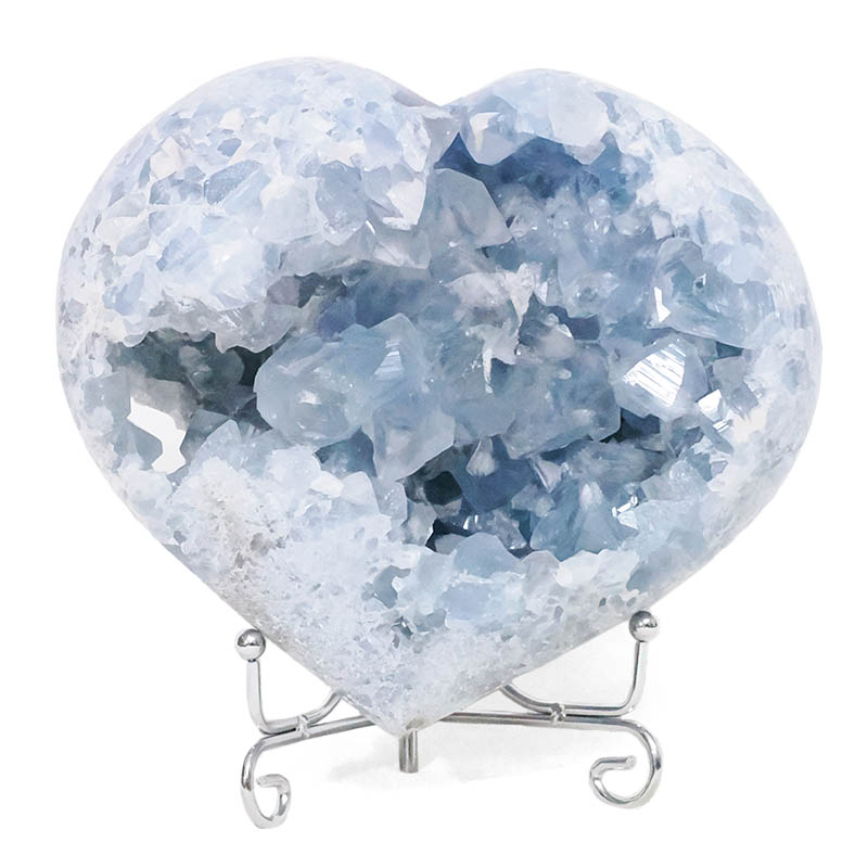 1.82kg Celestite Druze Cluster Heart T3324 3 Celestite Druze Cluster Heart T3324 | Crystal Factory