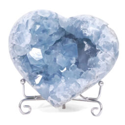 Celestite Druze Cluster Heart T3333 | Crystal Factory
