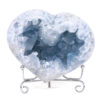 1.10kg Celestite Druze Cluster Heart T3334 2 Celestite Druze Cluster Heart T3334 | Crystal Factory