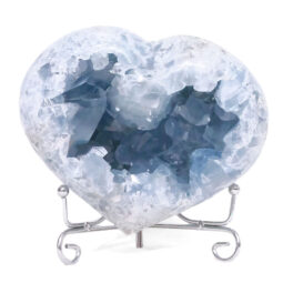 Celestite Druze Cluster Heart T3334 | Crystal Factory