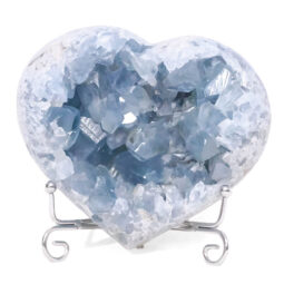 Celestite Druze Cluster Heart T3335 | Crystal Factory