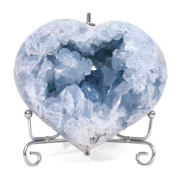 Celestite Druze Cluster Heart T3336 | Crystal Factory