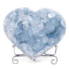 0.96kg Celestite Druze Cluster Heart T3338 1 Celestite Druze Cluster Heart T3338 | Crystal Factory