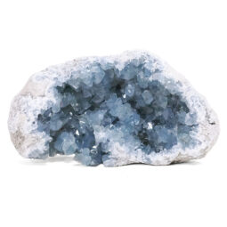 Celestite Druze Cluster Specimen T3340 | Crystal Factory