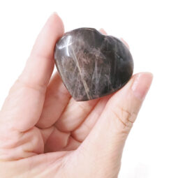Madagascar Black Moonstone Mini Heart 10 Madagascar Black Moonstone Mini Heart | Crystal Factory