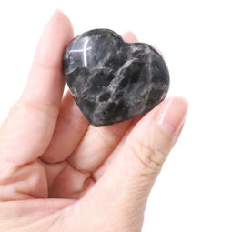 Madagascar Black Moonstone Mini Heart 9 Madagascar Black Moonstone Mini Heart | Crystal Factory