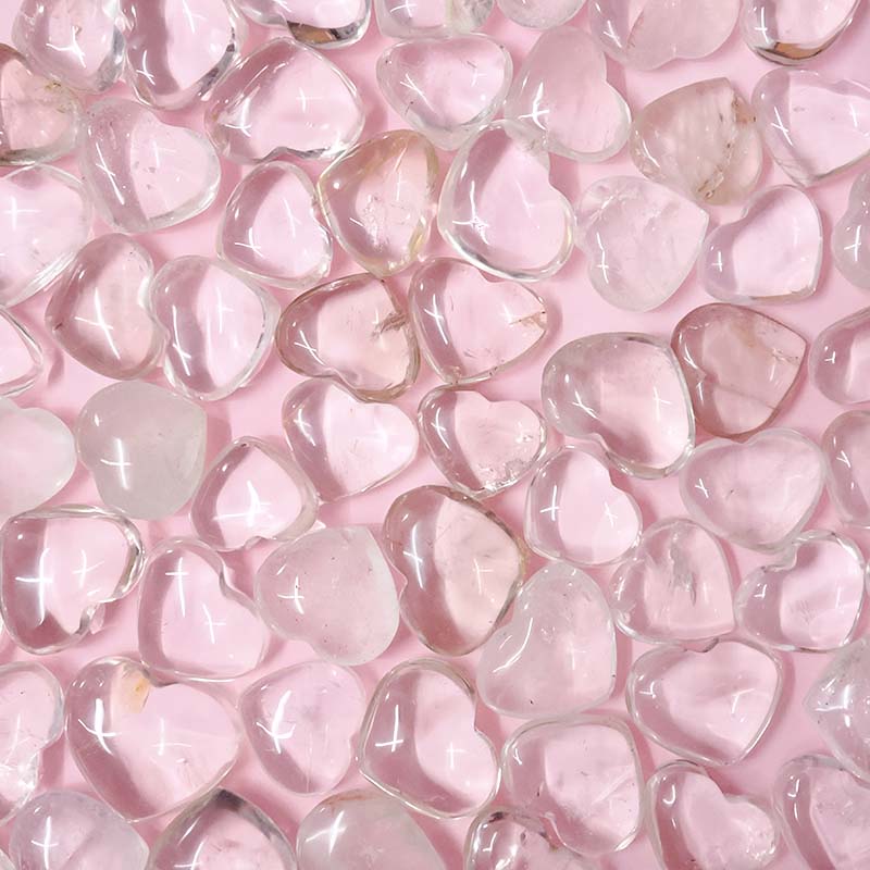Madagascar Clear Quartz Mini Heart 4 Madagascar Clear Quartz Mini Heart | Crystal Factory