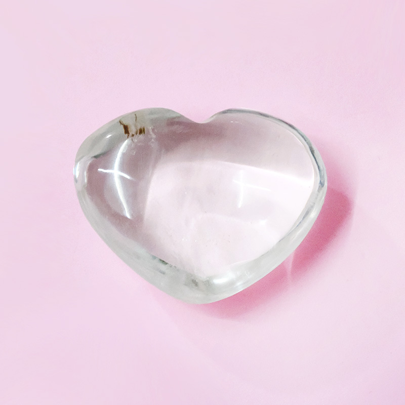 Madagascar Clear Quartz Mini Heart 3 Madagascar Clear Quartz Mini Heart | Crystal Factory