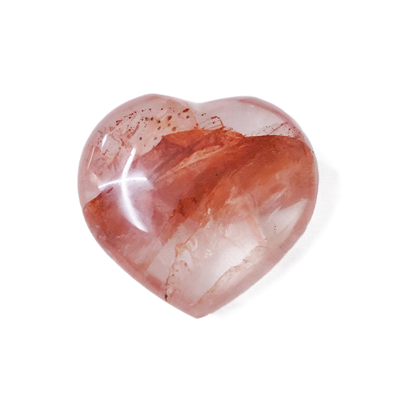 Madagascar Fire Quartz Mini Heart 7 Madagascar Fire Quartz Mini Heart | Crystal Factory