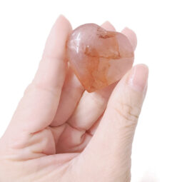 Madagascar Fire Quartz Mini Heart 9 Madagascar Fire Quartz Mini Heart | Crystal Factory